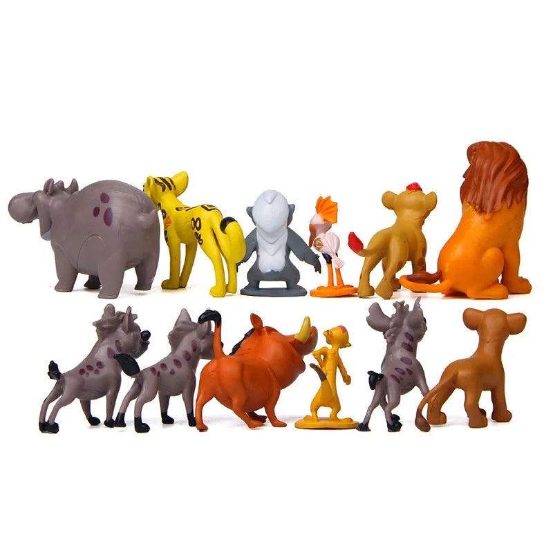 12 Figurines - Roi Lion