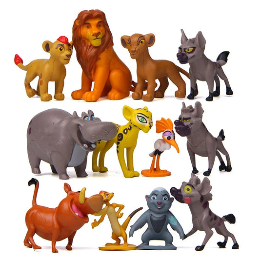 12 Figurines - Roi Lion