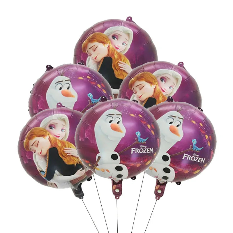 Ballons La Reine des Neiges - Lot de 6 - DISNEY