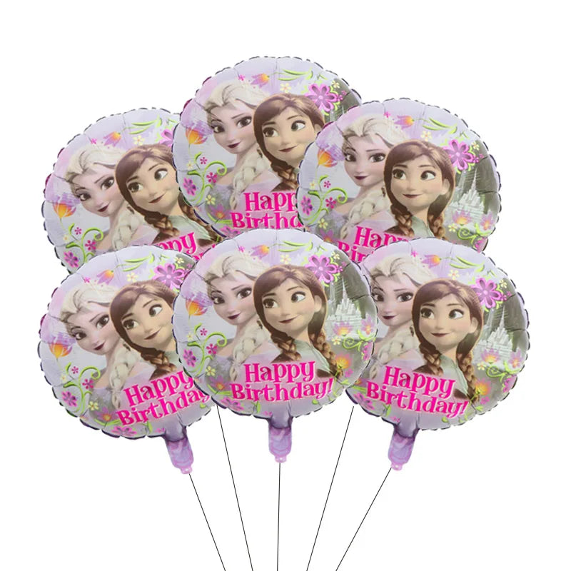 Ballons La Reine des Neiges - Lot de 6 - DISNEY