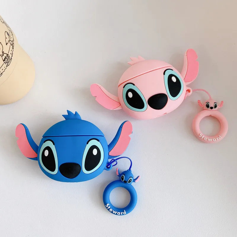 Coque pour écouteurs - Stitch & Angel - DISNEY