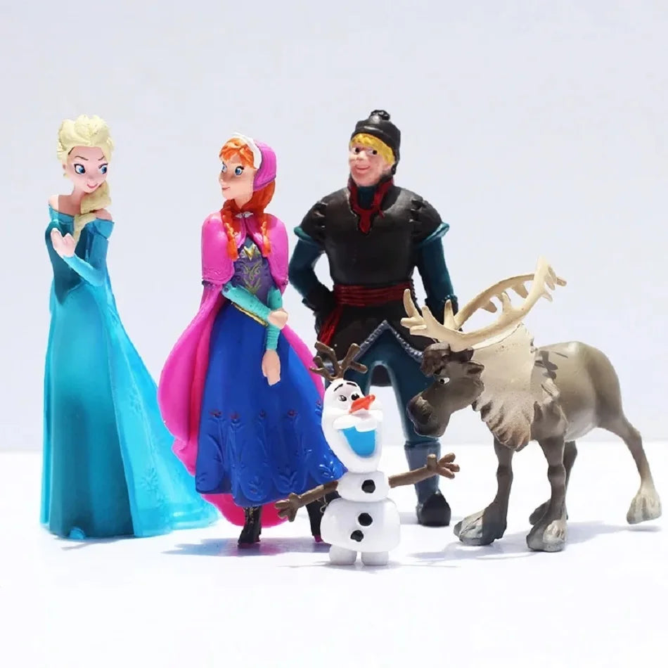 5 Figurines - La Reines des Neiges