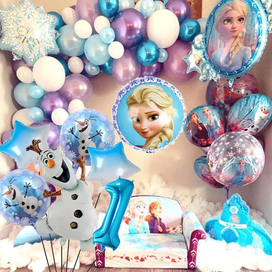 Ballons La Reine des Neiges - Lot de 6 - DISNEY